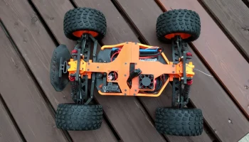 Обод OpenRC 1:10 RC Truggy для шин Monster Truck с 10 спицам 9