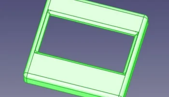 Дисплей и рамка для 1,3-дюймового OLED-модуля............