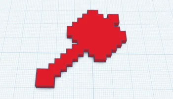 Майнкрафт булава 2D и 3D 1