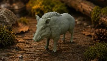 Реалистичная 3D-фигура с изображением кабана.........