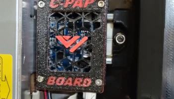 Поддержка платы C-Pap на DIN-рейке 1