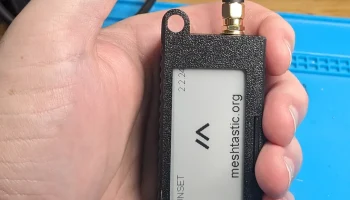 Корпус 18650 для беспроводной бумажной Meshtastic радиост..