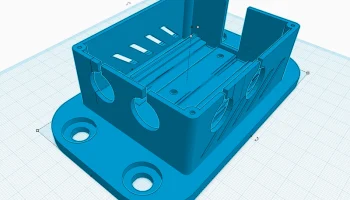 Arduino Nano Box с 4 вырезами для разъемов GX16............