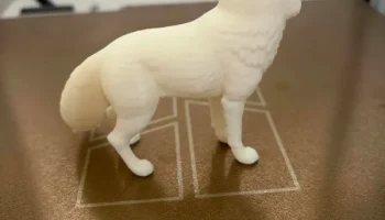 Лесная фигурка Woodland Fox-3D, напечатанная на 3D-принте... 3