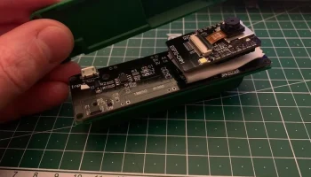 ESP32-CAM с крышкой 18650Akku 4