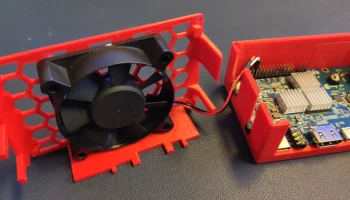 OrangePi 5 Верхняя часть корпуса с 60-мм вентилятором... 1