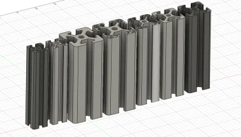 Алюминиевый профиль 5 6 8 с размерами 2020 3030 4040