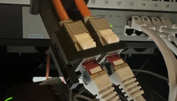 Ethernet Keystone DIN двойное крепление