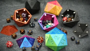 D20 Коробка для кубиков магнитная