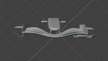 Переднее крыло F1 2026 (печать целиком, сборка не требует... 3