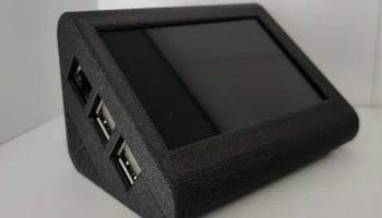 Корпус OctoPi для Raspberry Pi 3(2) с сенсорным экраном HyperPixel (OctoTouch)