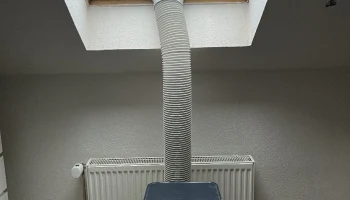 Fensterdurchf&uuml;hrung Klimaanlage f&uuml;r Velux Dachfenster zwe...