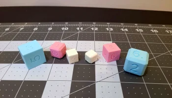 Параметрически настраиваемый d6 (шестигранный штамп).......
