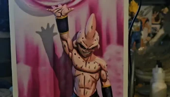Стенд для демонстрации атаки плазменным шаром Kid Buu/Fre... 1