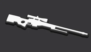 Брелок для снайперской винтовки, вдохновленный AWP......