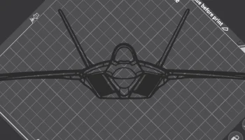 Силуэт F-22 Raptor 1