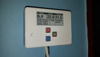 ESP32 WiFi термостат с электронными чернилами 2,9"........