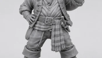 Фигурка пирата с мешком с сокровищами - Piratenfigur mit ...