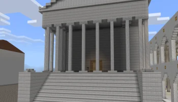 Римский храм (Кастор и Поллукс, Дизайн Minecraft)...