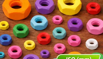 Набор шестигранных гаек ISO (мм)