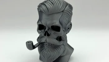 Джентльмен Череп Бюст 3