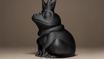 Фигурка-лягушка с короной 3
