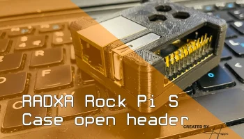 RADXA Rock Pi S - Открытая головка корпуса......