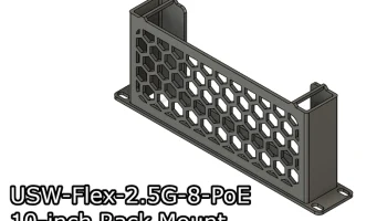 USW-Flex-2.5G-8-PoE для монтажа в 10-дюймовую стойку