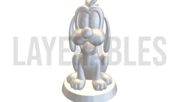 Файл Pluto STL - 3D-печать милой собаки Диснея - модель к... 5