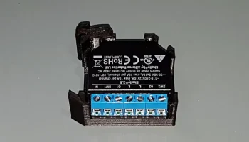 Shelly 2.5 вертикальное крепление DIN 1