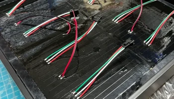 Светодиодная RGB-матрица WS2812B ESP32 WLED 32x32, кругла.. 7
