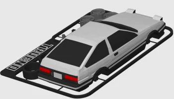 Карта комплекта Toyota Sprinter Trueno (AE86, известная по Initial D) 4