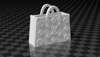 Сумка Louis Vuitton, принтер ТЕСТ