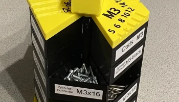 Компактный органайзер для винтов и мелких деталей (гибкий...