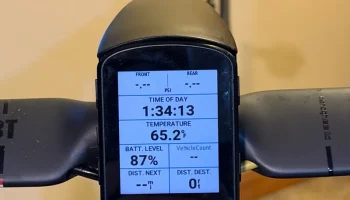 Держатель Cruzbike V20c Garmin 840 для изогнутого слайдер...
