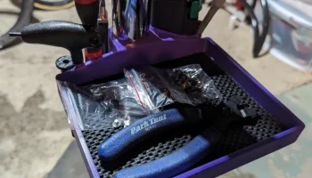 Подставка для ремонта Park Tool Deluxe. Лоток для инструм.. 2