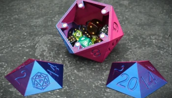 D20 Коробка для кубиков магнитная 1