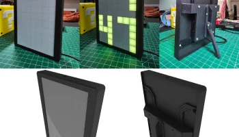 Часы Lazy Grid - новый светодиодный диффузор............