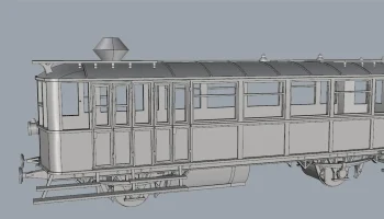 Паровоз GANZ - 1903 / BDZ Series 200 / HO Масштаб 1:87 3