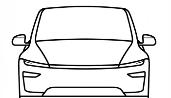 Дизайн передней части Tesla Model Y Juniper......