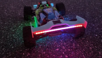 Wltoys 144001 Обновление светодиодной ленты и спойлер с Wled 2