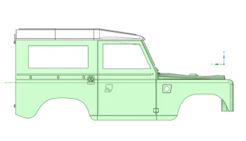 LAND ROVER Series 3 в масштабе 1/10 D90 7