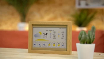 Создайте ЦВЕТНУЮ ПАНЕЛЬ E-INK - Погода | Календарь | Фотогра 4