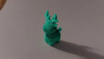 Маленькие игрушки - новогодний олень (как из яйца Киндер)...