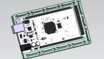 ДЕРЖАТЕЛЬ ARDUINO 2560 для DIN