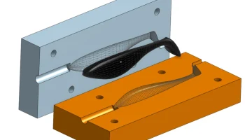 Рыболовная мягкая приманка Shad Mold 9см......... 8