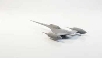 Корабль-истребитель Набу Звездные войны 3D для печати....... 1