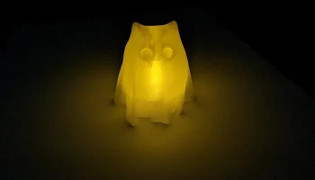 Cute Cat Ghost (светодиодная чайная лампа)...