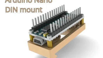 Крепление Arduino Nano на DIN-рейку