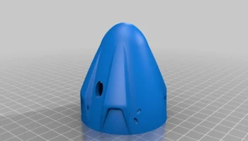 Space X - версия Dragon 2 с открытой дверью 1